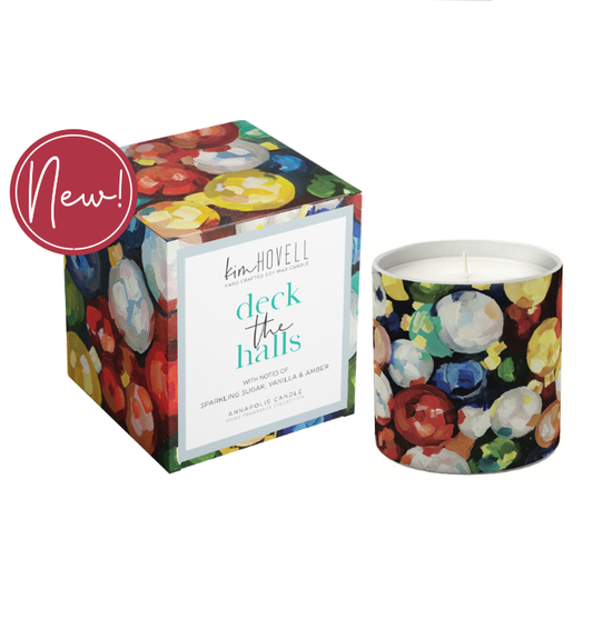 Deck the Halls Boxed Candle Kim Hovell
