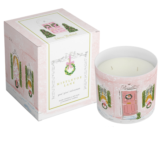 Mistletoe Row 2-Wick Gift Boxed Candle