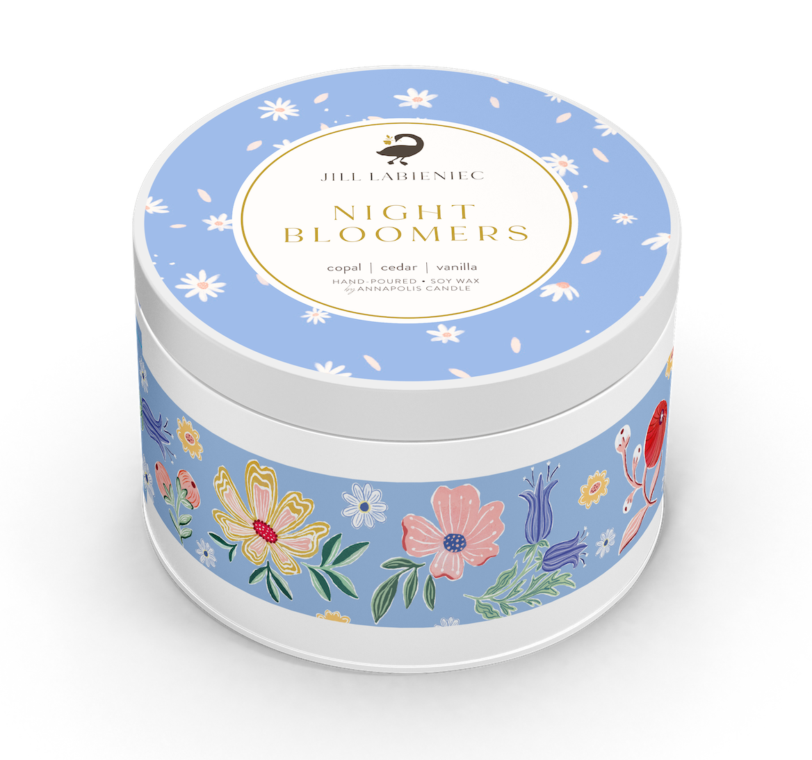 Night Bloomers Travel Candle by Jill Labieniec