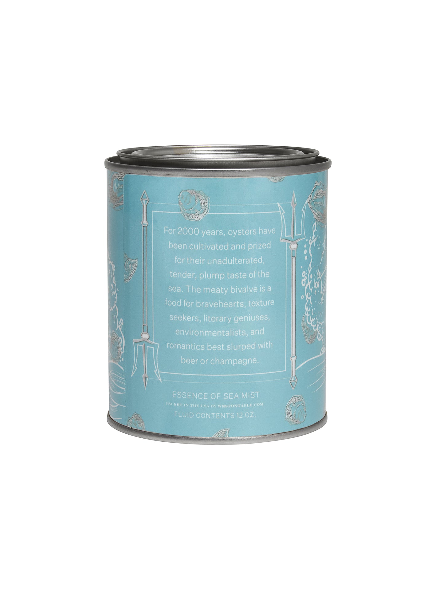 On the Half Shell Oysters Candle by Weston Table