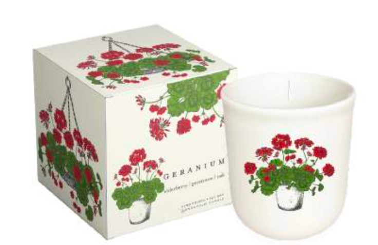 Terrace Geranium Boxed Candle