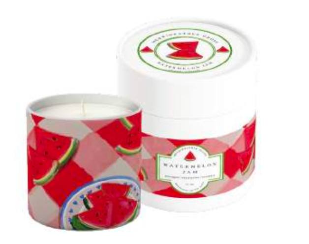 Merriweather Grove Watermelon Jam Candle by Rebecca Illustrated
