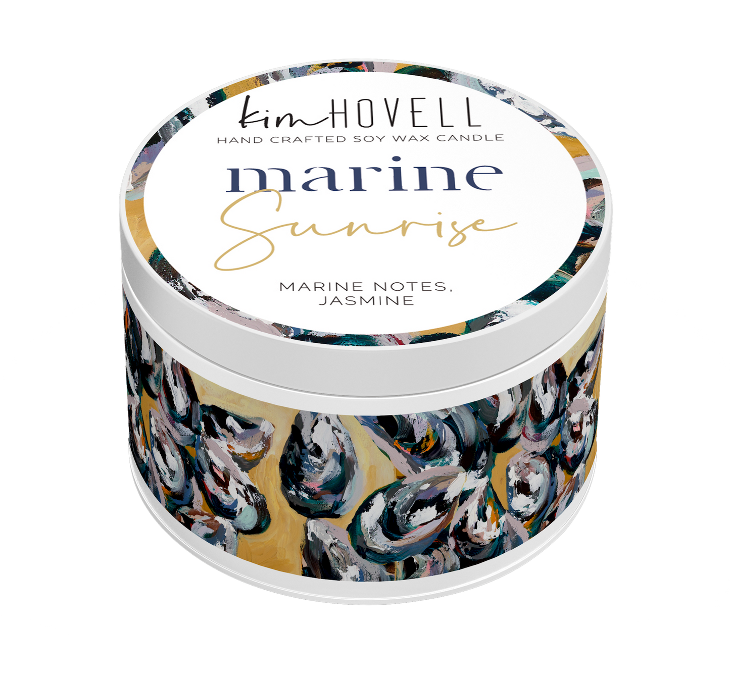 Kim Hovell Collection - Marine Sunrise Mini Candle