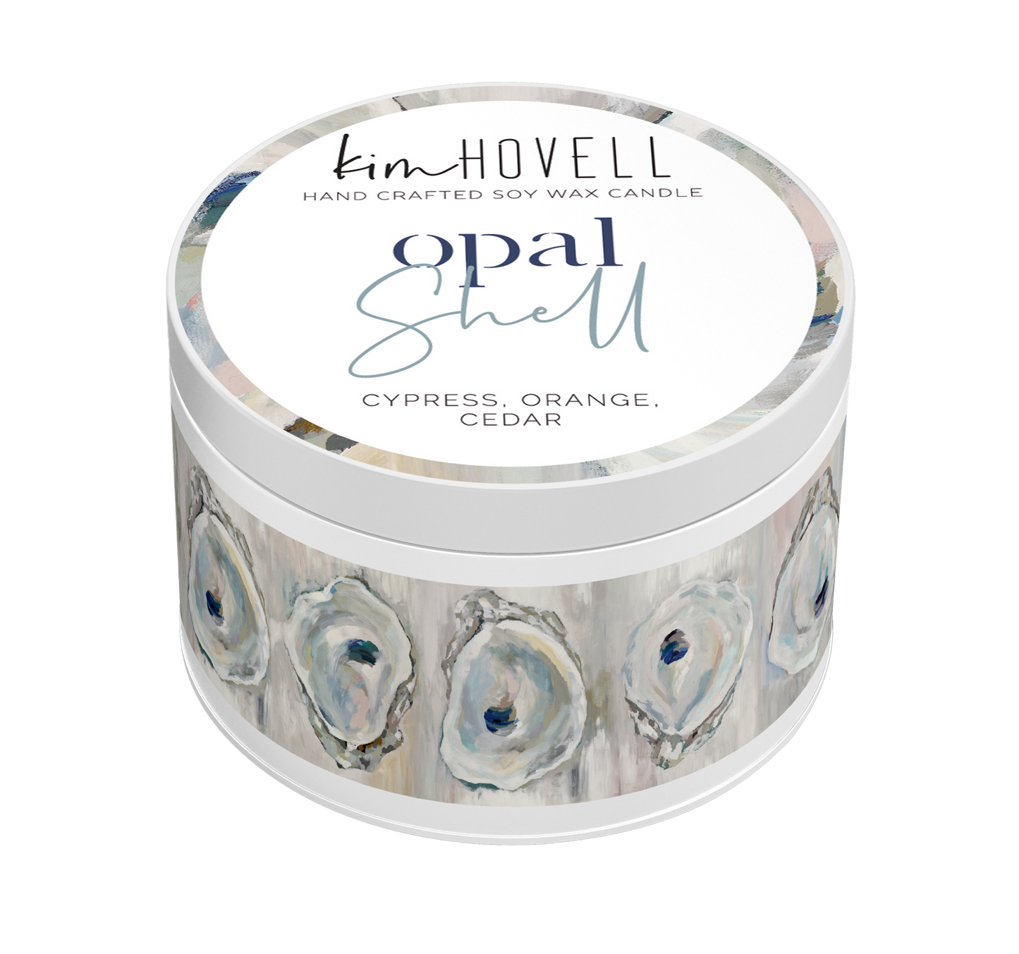 Opal Shell Candle - 6oz Travel Tin