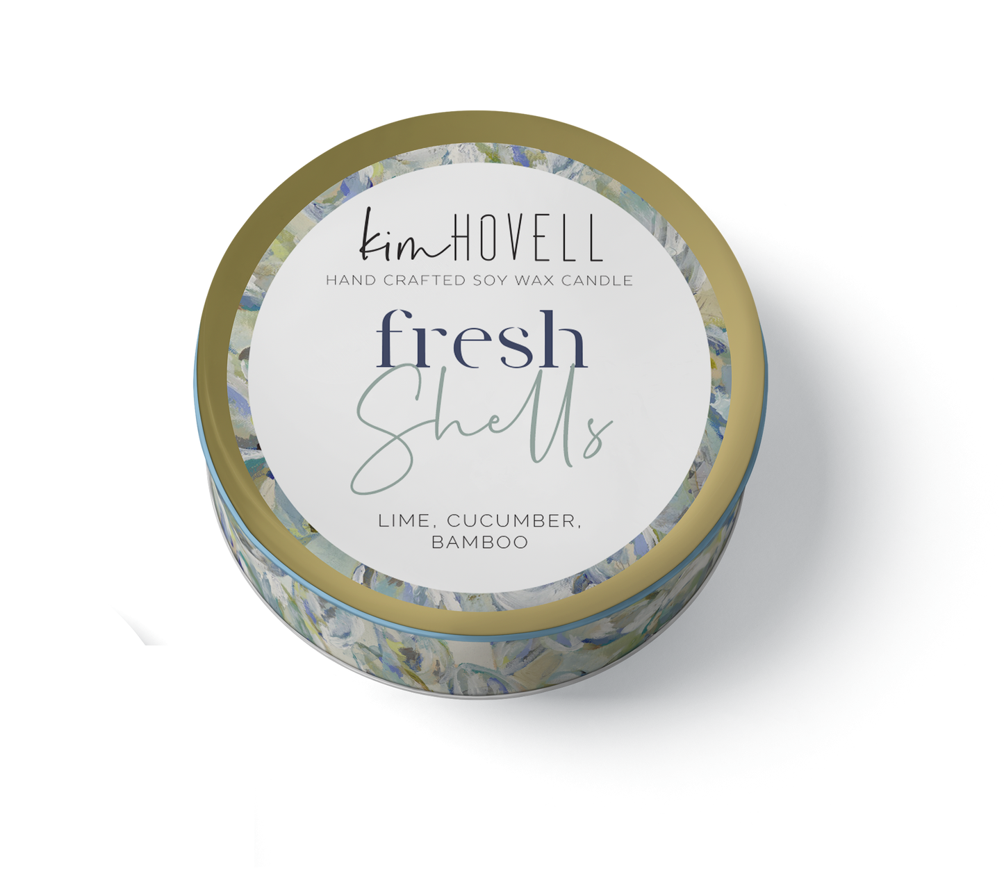 Fresh Shells Mini Candle - 3oz Travel Tin