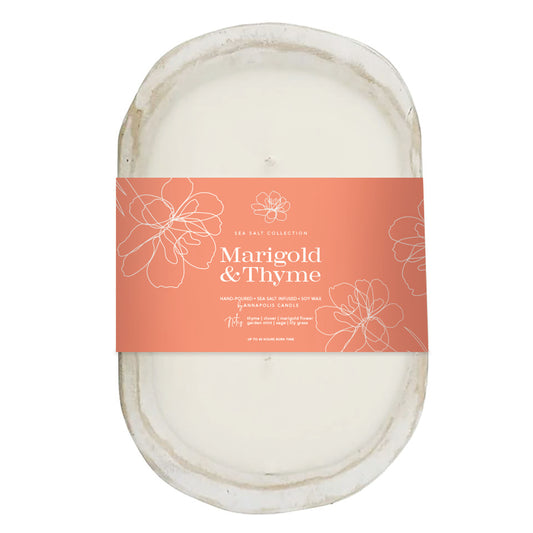 Marigold + Thyme Dough Bowl Candle