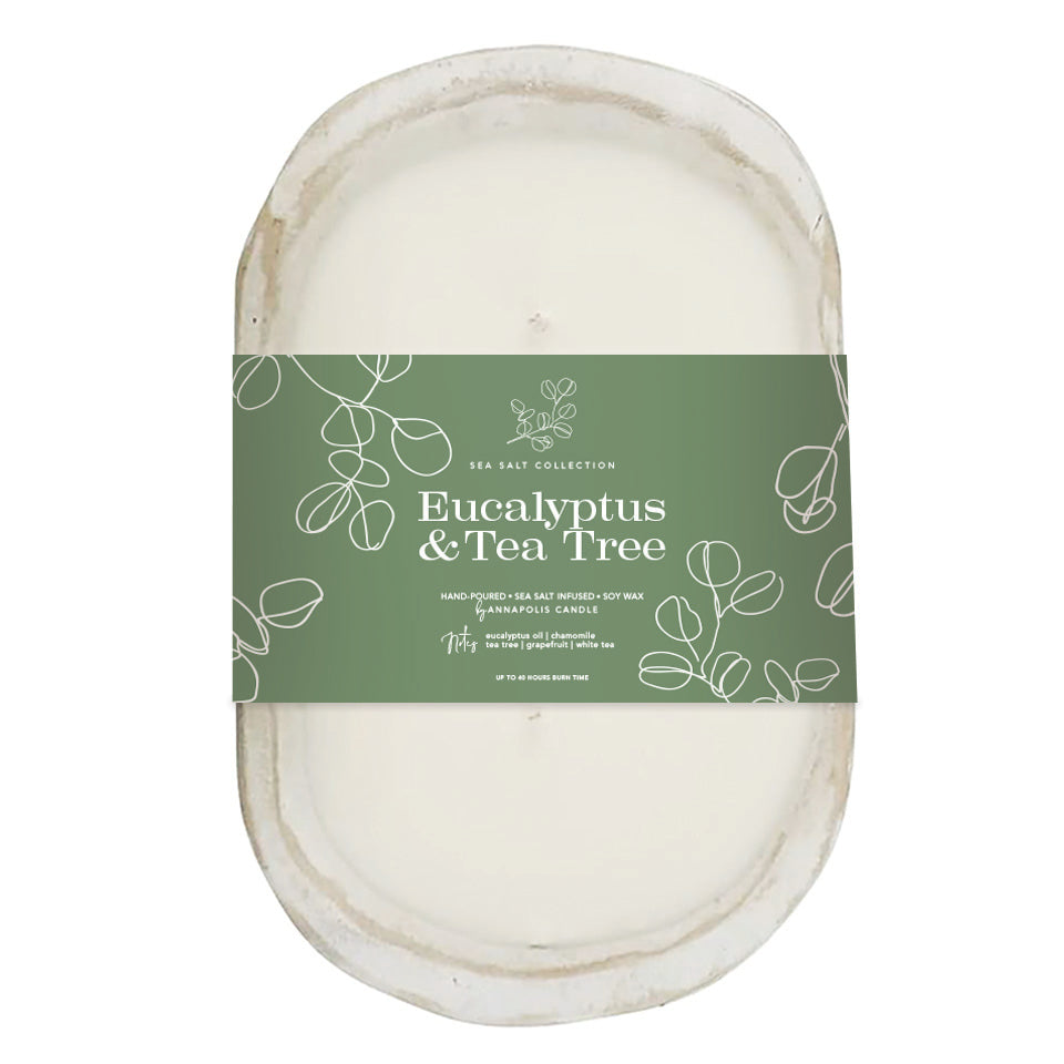 Eucalyptus + Tea Tree Dough Bowl Candle