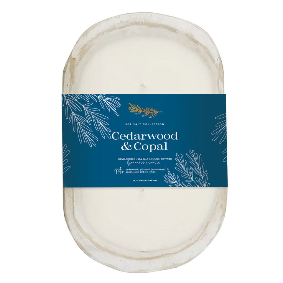 Copal + Cedarwood Dough Bowl Candle