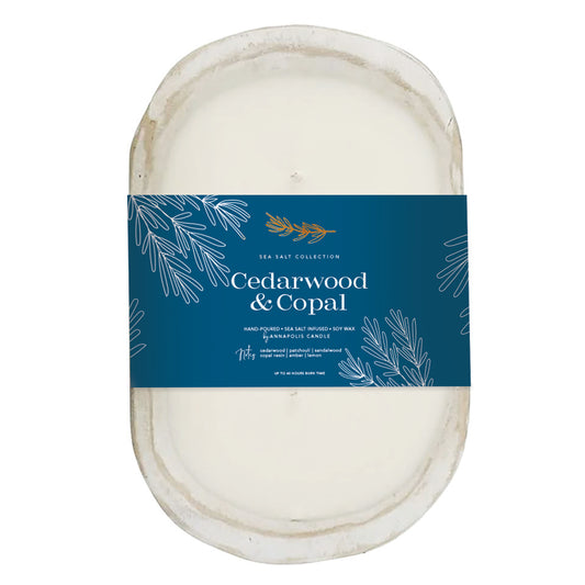 Copal + Cedarwood Dough Bowl Candle