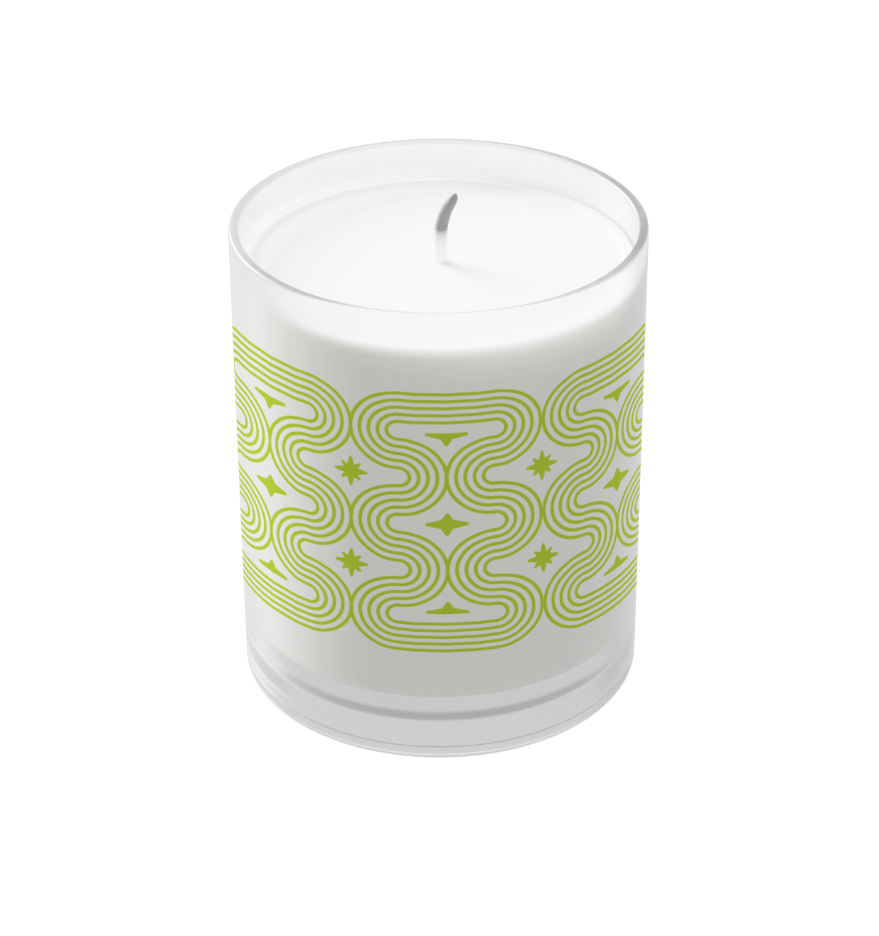 Vintage Candle Glass - Mojito Cocktail