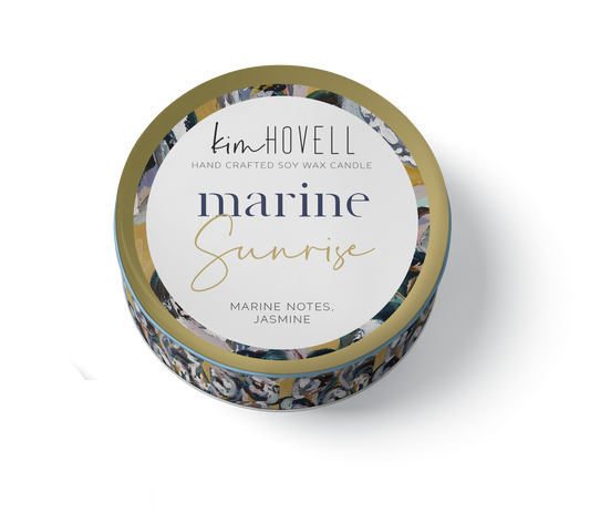 Kim Hovell Collection - Marine Sunrise Mini Candle