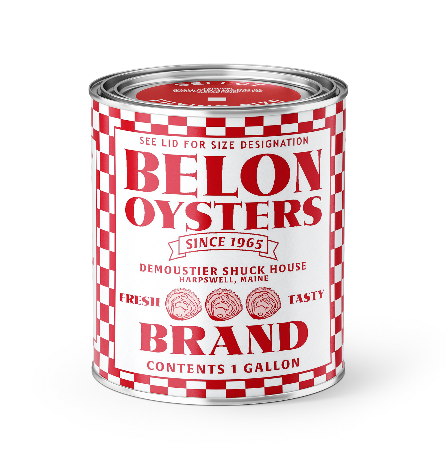 Vintage Belon Maine Oyster Candle