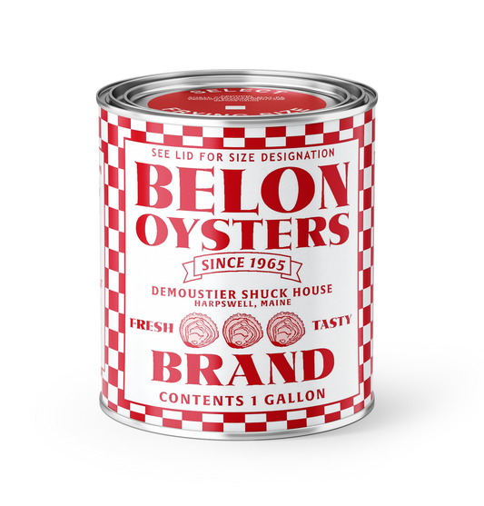 Vintage Belon Maine Oyster Candle