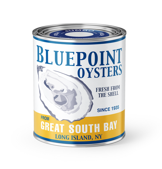 Vintage Blue Point Oyster Candle