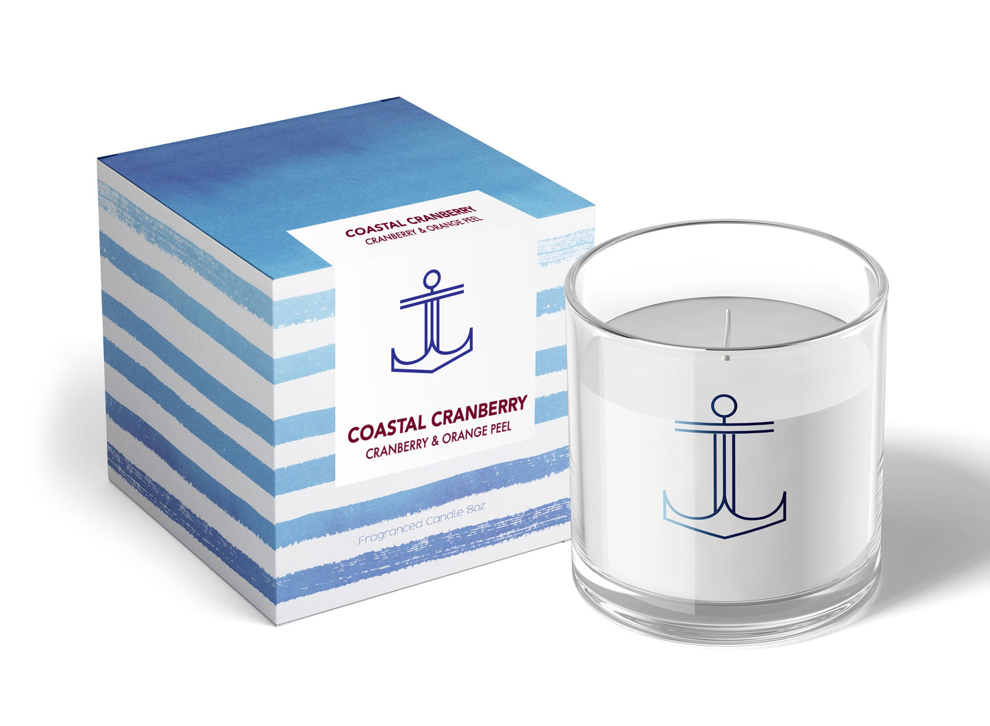 Coastal Cranberry Jar