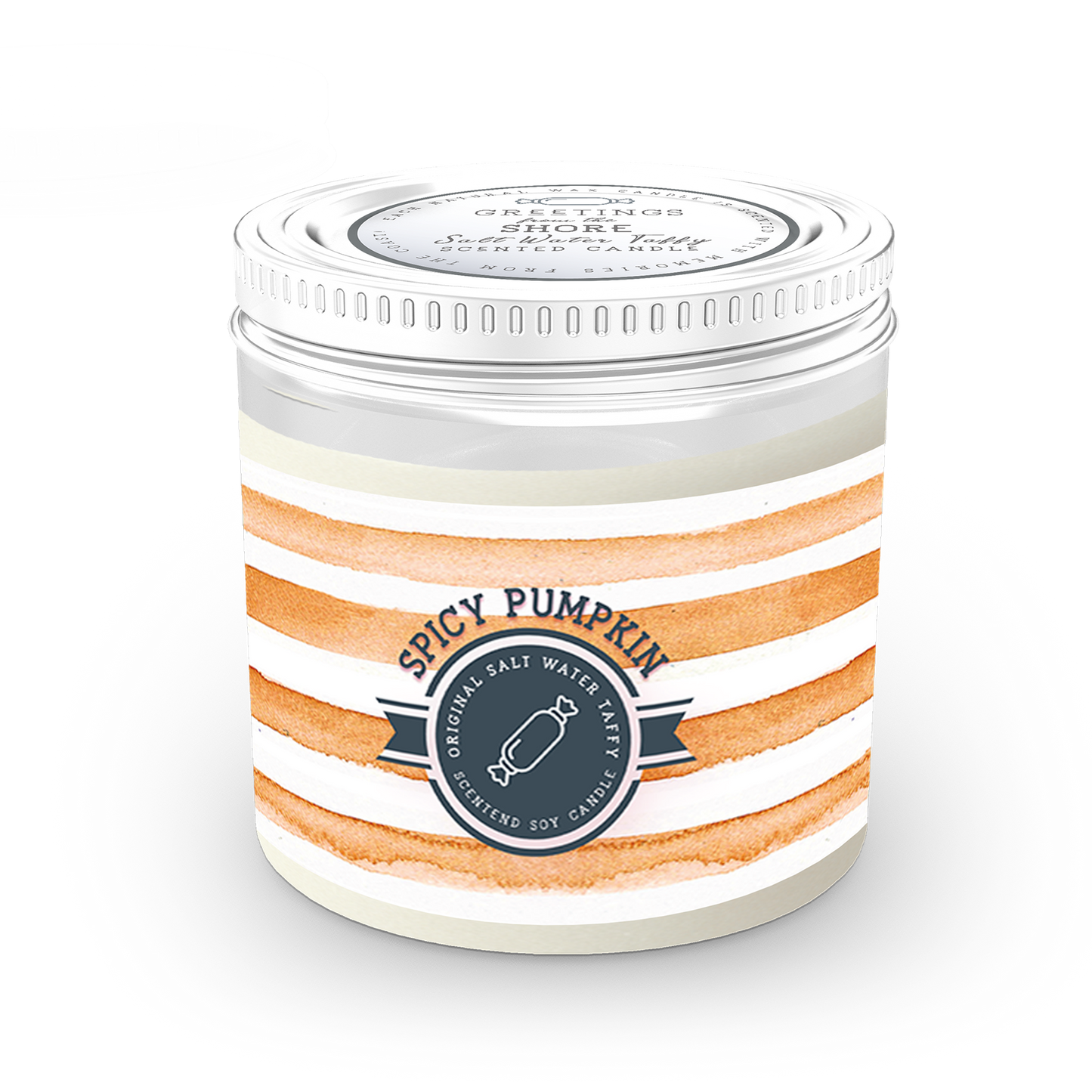Spicy Pumpkin 13oz Candle - Salt Water Taffy Collection