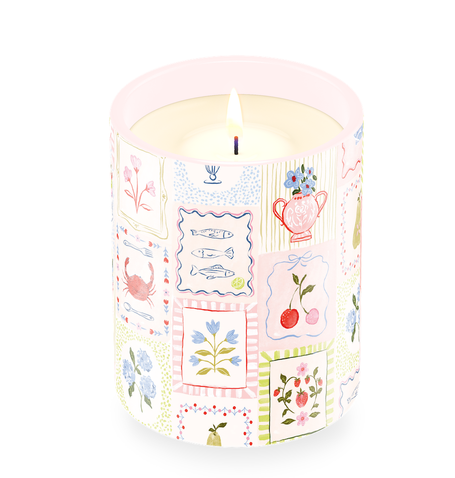 Endless Summer Ceramic Candle by Jill Labieniec