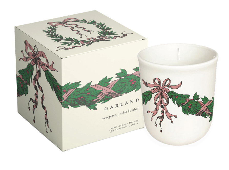 Terrace: Garland Holiday Candle