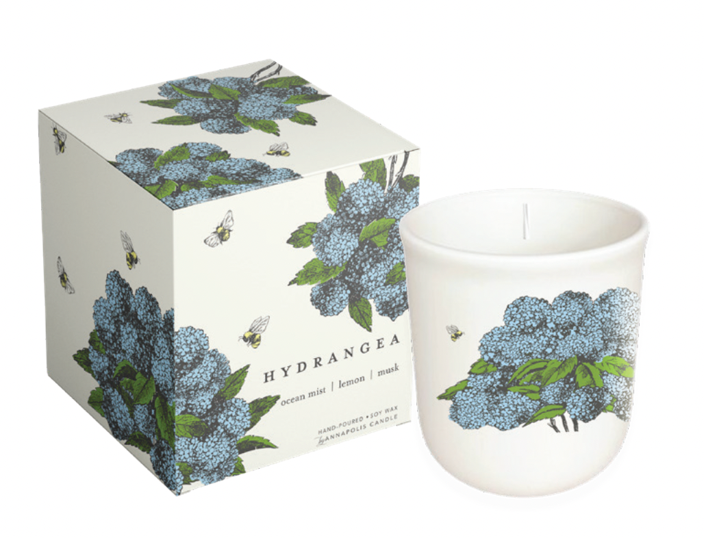 Terrace: Hydrangea Candle