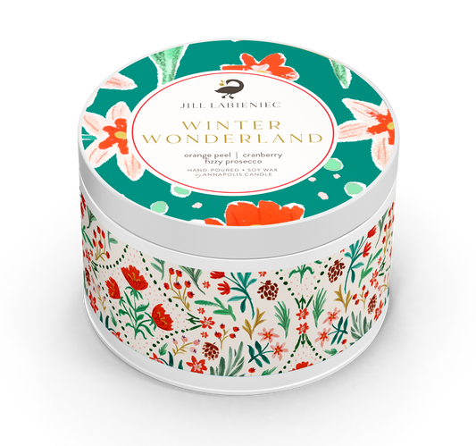 Winter Wonderland Travel Candle