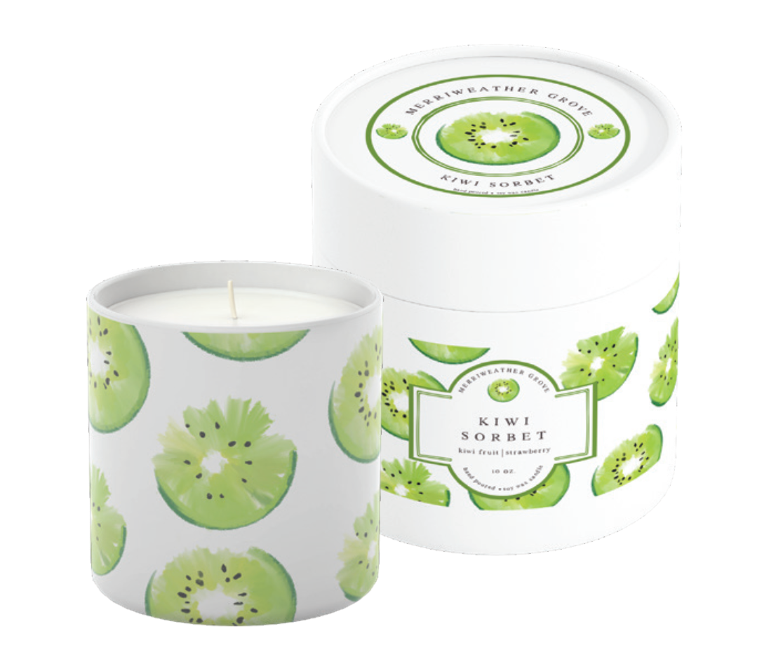 Merriweather Grove Kiwi Sorbet Candle