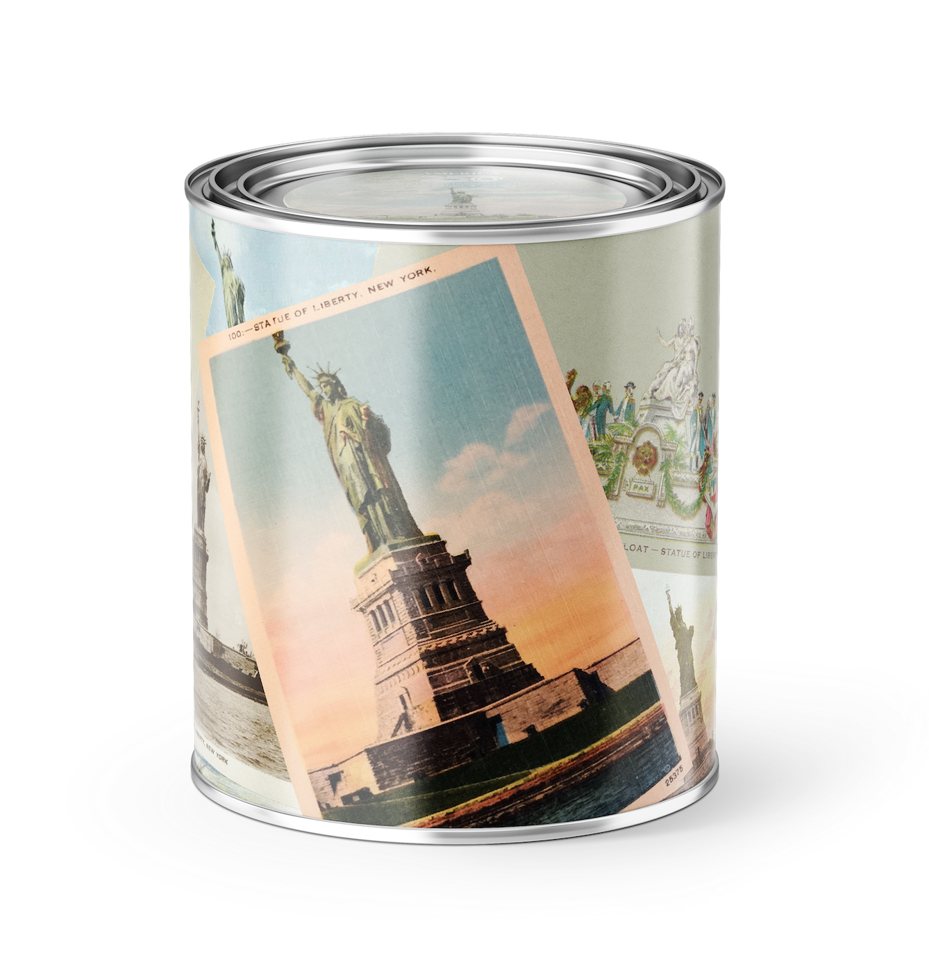 Statue of Liberty Vintage Postcard Candle -America 250 Limited Edition