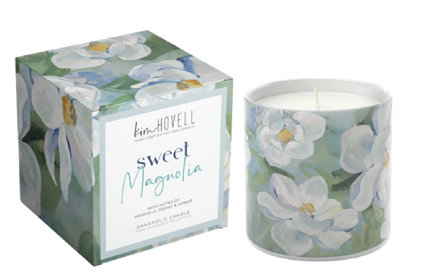 Sweet Magnolia Boxed Candle - Kim Hovell