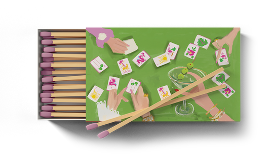 Bams Club Mahjong Match Box by Rebecca Illustrated