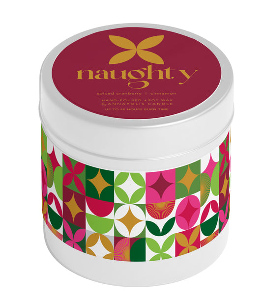 MOOD: Naughty Tin Candle
