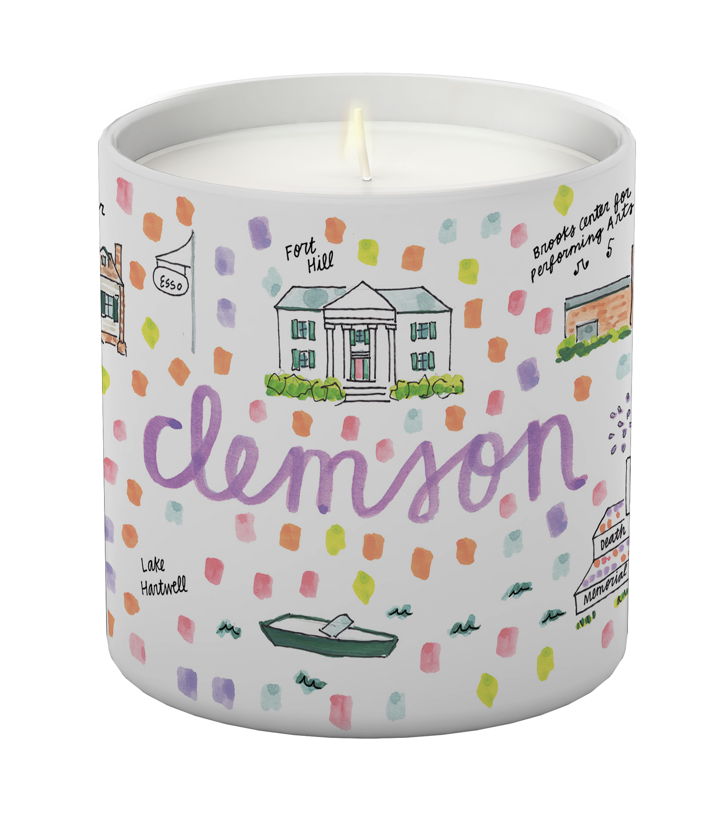 Clemson Candle