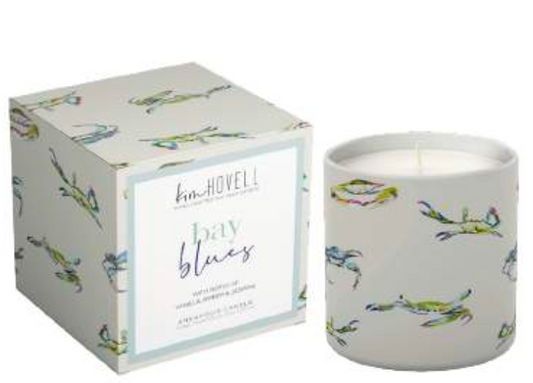 Bay Blues Boxed Candle by Kim Hovell