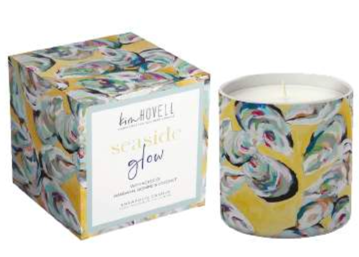 Seaside Glow Boxed Candle by Kim Hovell