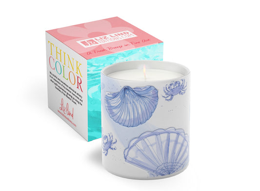 Liz Lind Sea Shells Candle