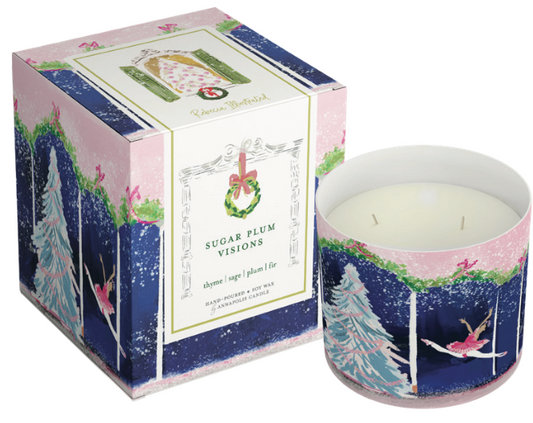 Sugar Plum Visions 2-Wick Gift Boxed Candle