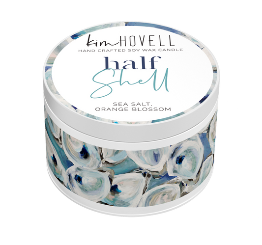 Half Shell Candle - 6 oz Travel Tin