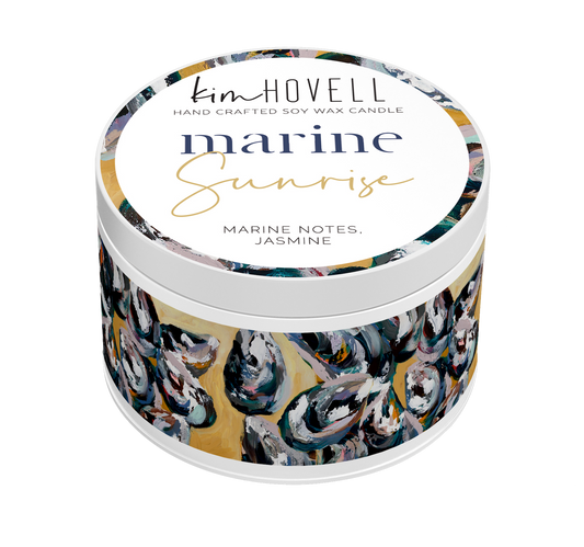 Kim Hovell Collection - Marine Sunrise Mini Candle