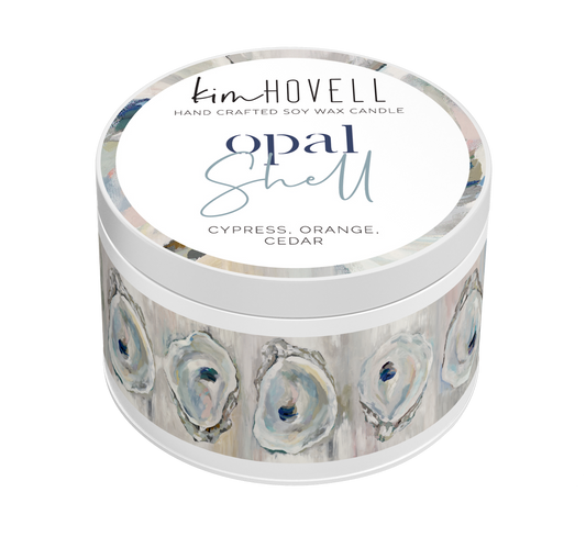 Opal Shell Candle - 6oz Travel Tin