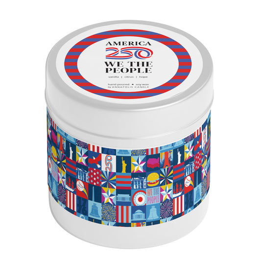 Patriotic Pop Candle Tin - America 250 Limited Edition