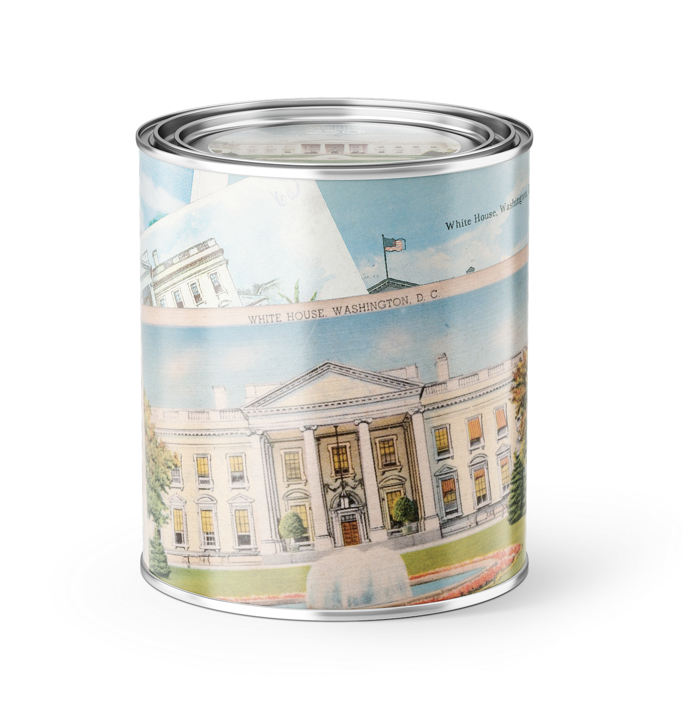 White House Postcard Vintage Candle - America 250 Limited Edition
