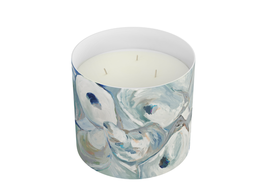 3-Wick Cerulean Sea Candle by Kim Hovell