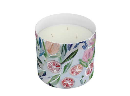 3-Wick Citrus Fleur Candle by Kim Hovell