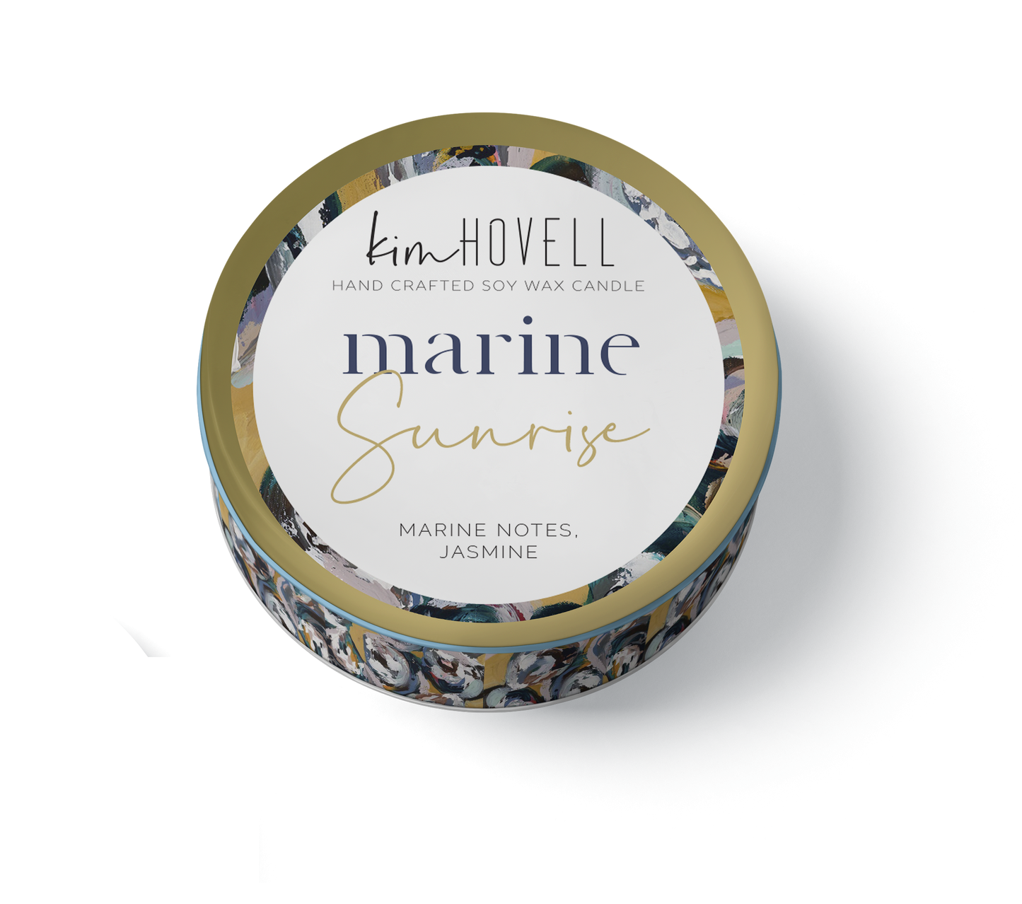 Kim Hovell Collection - Marine Sunrise Mini Candle