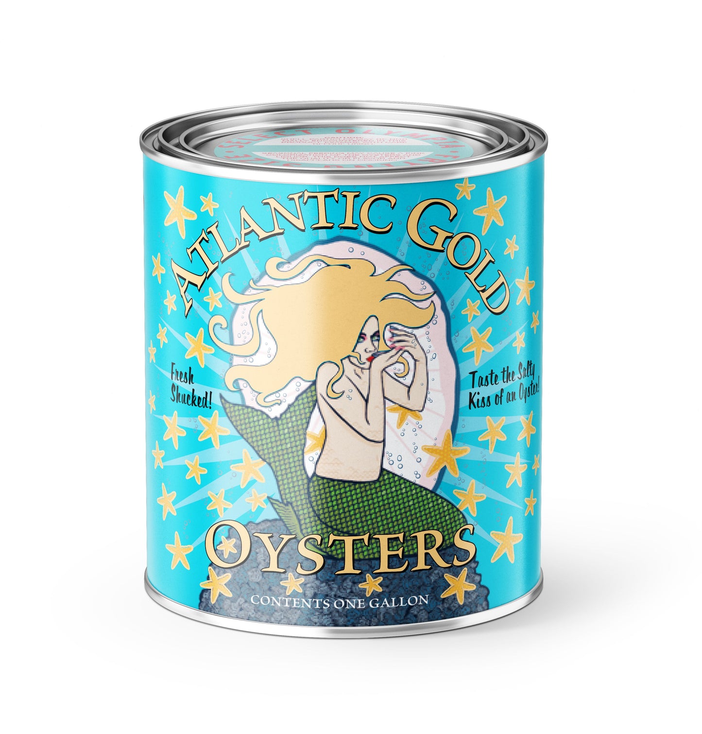 Vintage Atlantic Gold Oyster Style Candle