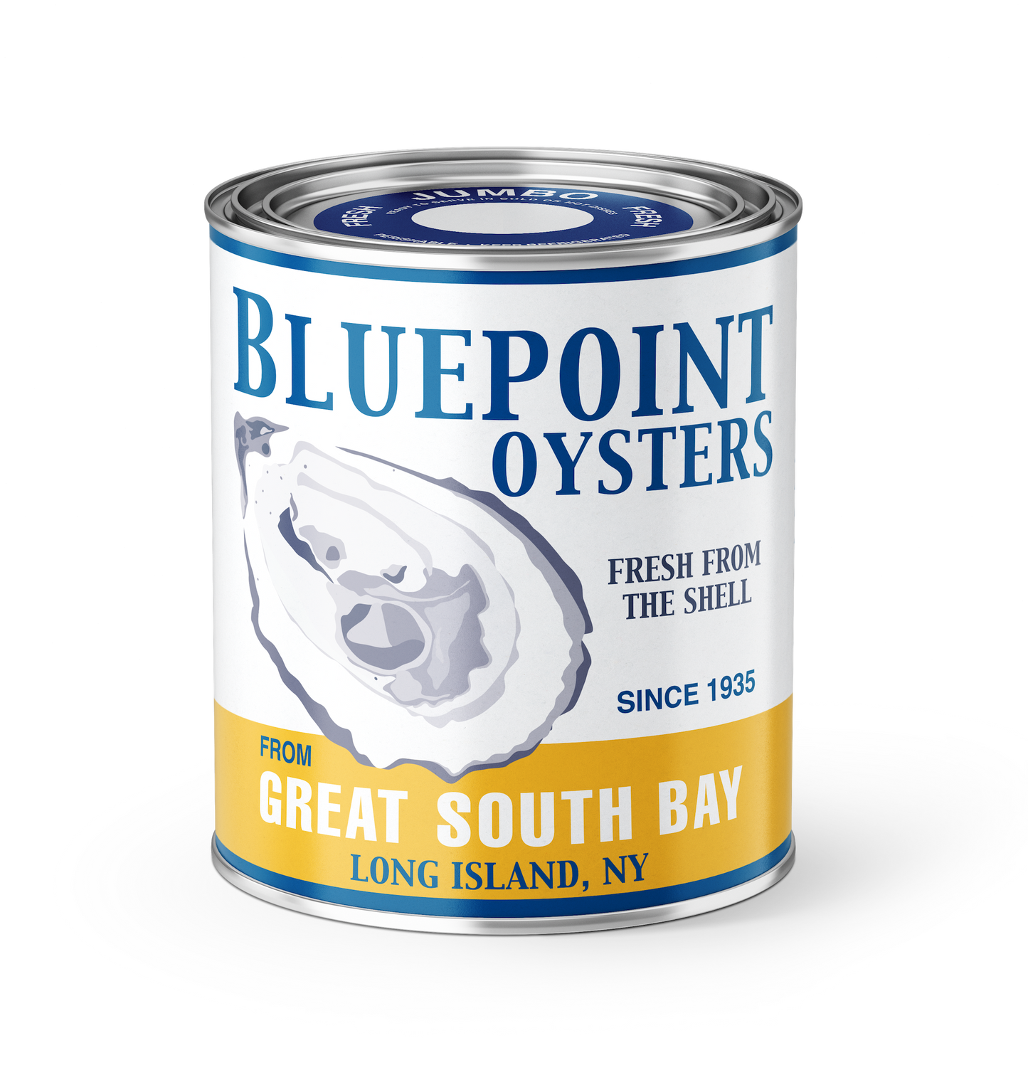 Vintage Blue Point Oyster Candle
