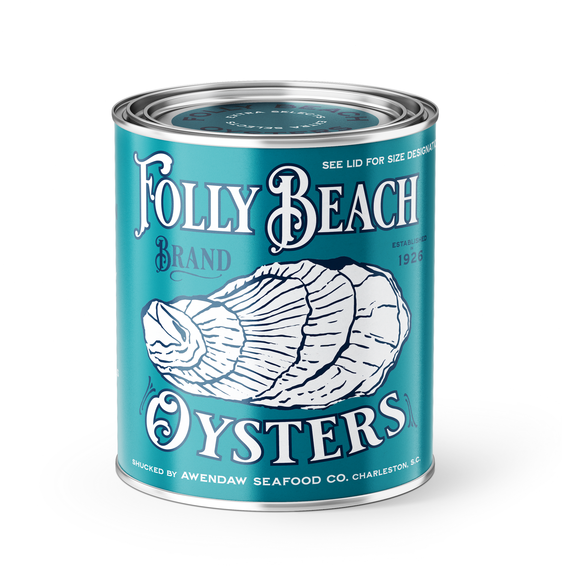 Vintage Folly Beach Oyster Candle