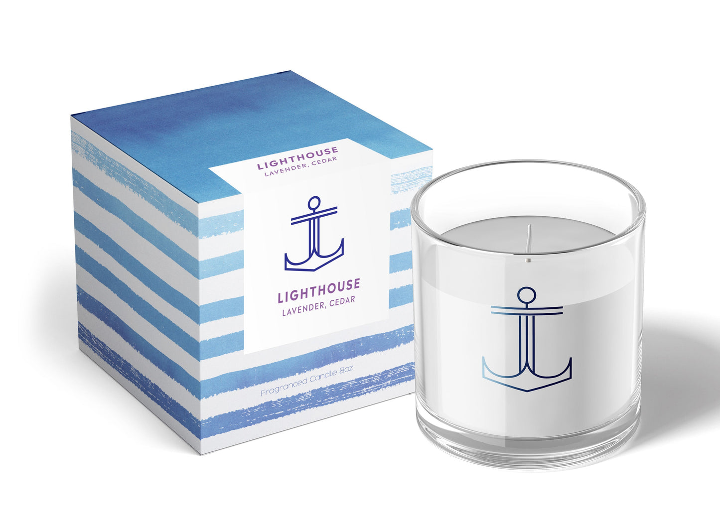Lighthouse Boxed Candle