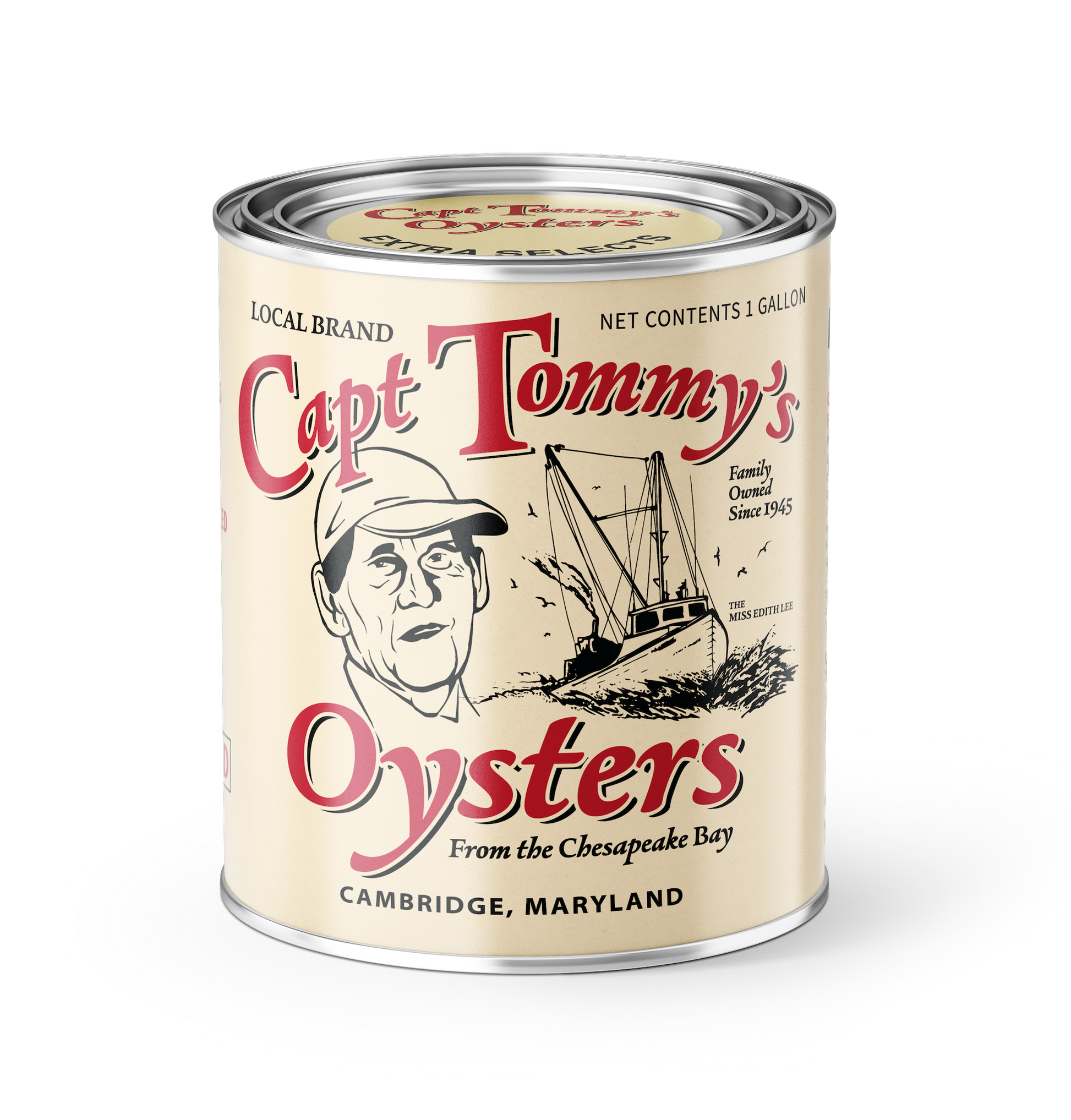 Vintage Captain Tommy Oyster Candle